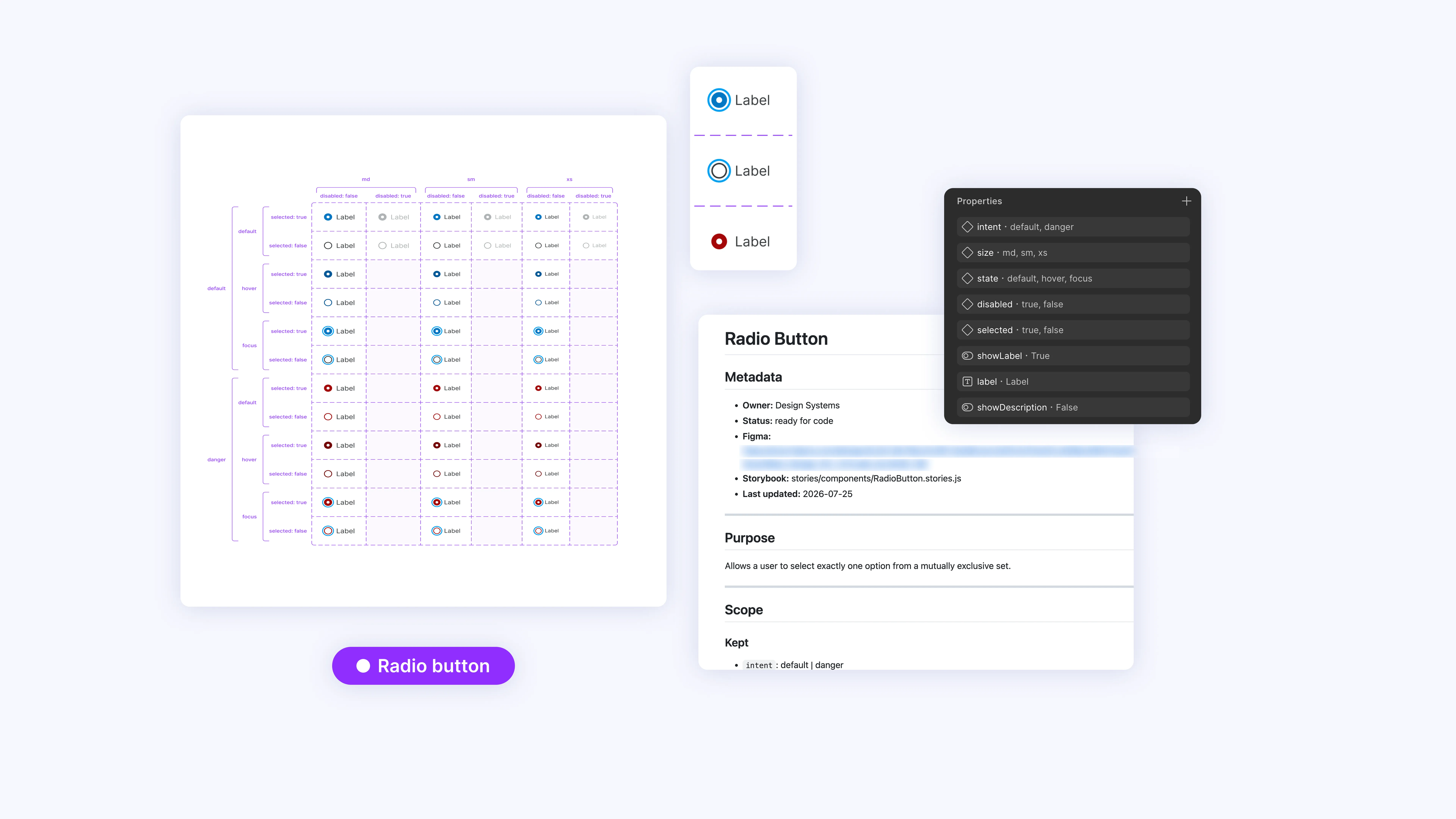 Turning a design kit into an AI-readable component library — preview